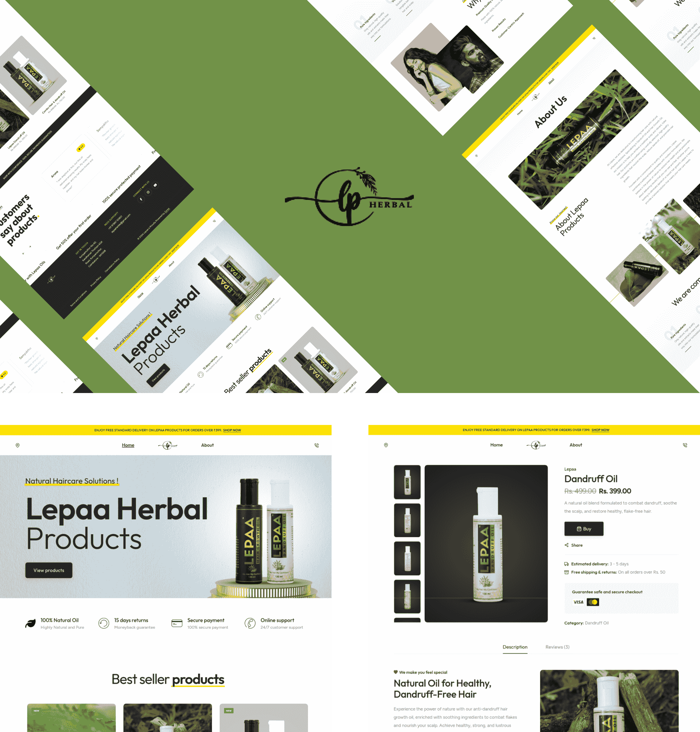 Team collaborating on an e-commerce website design